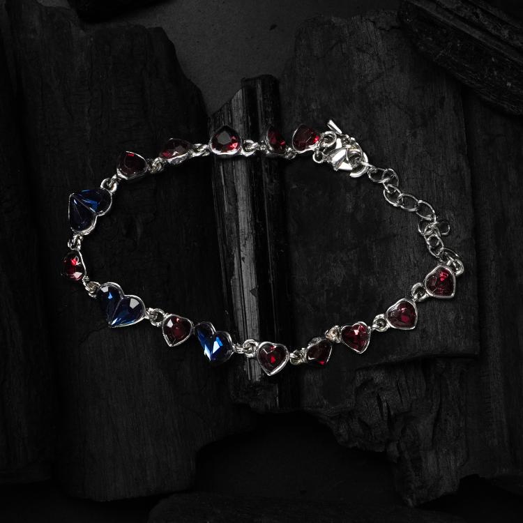 Premium Silver Color Chain Diamond Bracelet