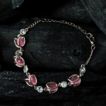 Rose Gold-Toned Stylish Chain Link Bracelet