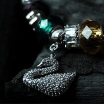 Silver Color Swan Bracelet