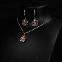 Charming multicolor crystal set