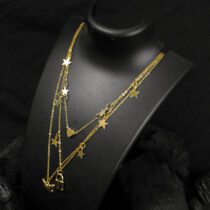 Glorious gold color necklace