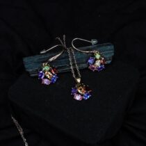 Charming multicolor crystal set