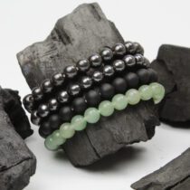 Stylish Light Green Crystallized Bracelet