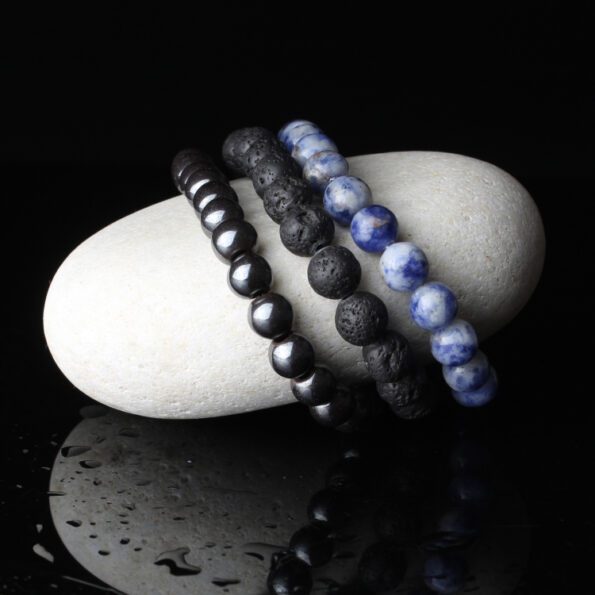 My Fitoor Blue Elegant Bracelet Natural Precious Stone