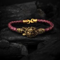 Brown Leather Surya Bracelet