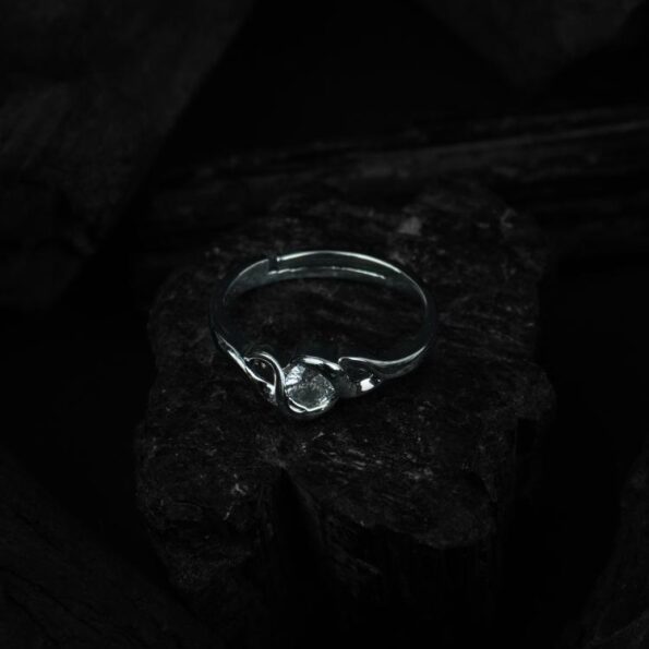 Elegent Silver Color Adjustable Ring