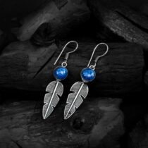 Fascinating Silver Color Leaf Pattern Earrings