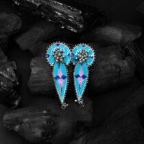 Blue Teardrop Earrings