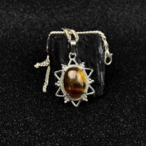 Natural Stone Star Pendant