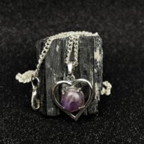 Natural Stone Heart Pendant