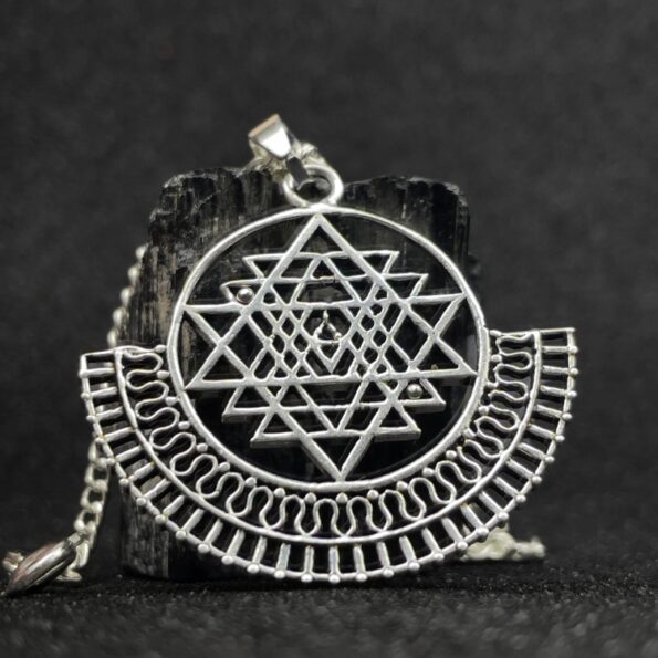 Mandala Triangle Yantra Pendant