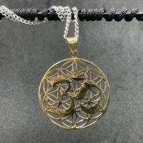 Flower of Life Om Pendant