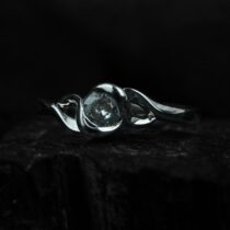 Elegent Silver Color Adjustable Ring