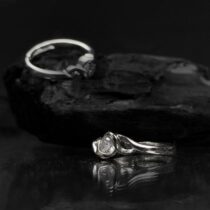 Elegent Silver Color Adjustable Ring