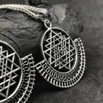 Mandala Triangle Yantra Pendant