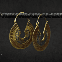 Tribal Brass Earrings