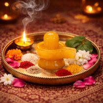 Natural Citrine Stone Shivling