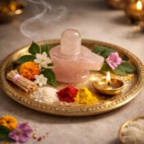 Natural Rose Quartz Shivling