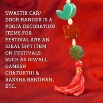 Remedywala Swastik Car Hanger/ Door Hanger