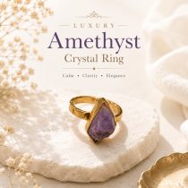 Amethyst Rough Stone Ring