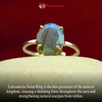 Labradorite Diamond Cut Ring