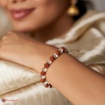Rudraksha Crystal Bracelet