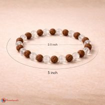 Rudraksha Crystal Bracelet