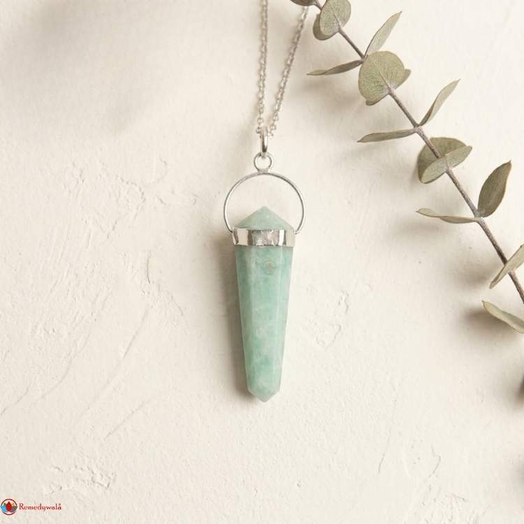 Amazonite Double Terminated Pendant