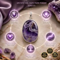 Amethyst Oval Shape Pendant