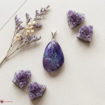 Amethyst Small Tumble Pendant
