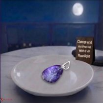 Amethyst Small Tumble Pendant
