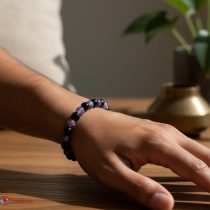Black Tourmaline and Amethyst  Combination Bracelet- Remedywala