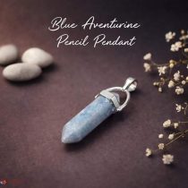 Blue Aventurine Pencil Pendant