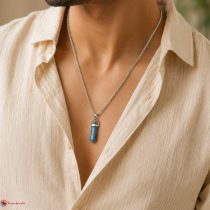 Blue Aventurine Pencil Pendant