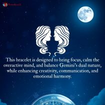 Gemini Zodiac Crystal Bracelet