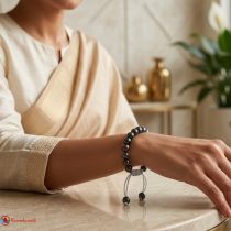 Golden Pyrite Macrame Bracelet