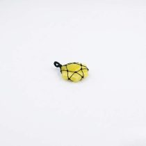 Green Calcite Thread Cage Wrapped Pendant