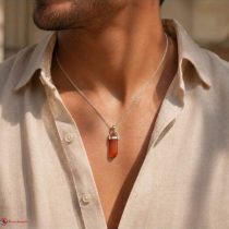 Red Aventurine Pencil Pendant