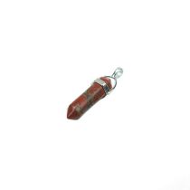 Red jasper Double Terminated Pencil Pendant