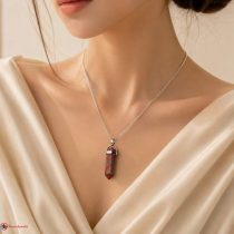 Red jasper Double Terminated Pencil Pendant