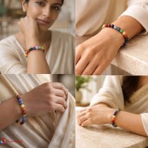 Seven Chakra Natural Stone Bracelet