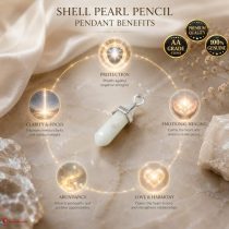 Shell Pearl Pencil Pendant