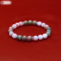 Fertility Bracelet, Unakite Moonstone Combination Bracelet 8mm