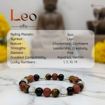 Leo Zodiac Crystal Bracelet